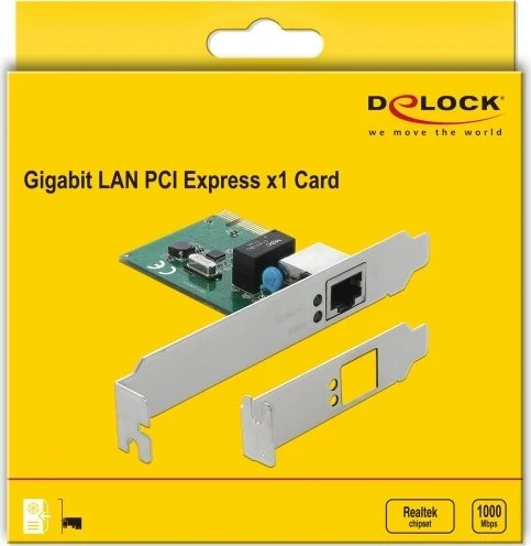 DeLOCK LAN-Adapter, RJ-45, PCIe x1