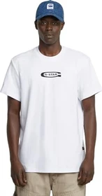G-Star Old Skool Logo T-Shirt kurzarm weiß (Herren)