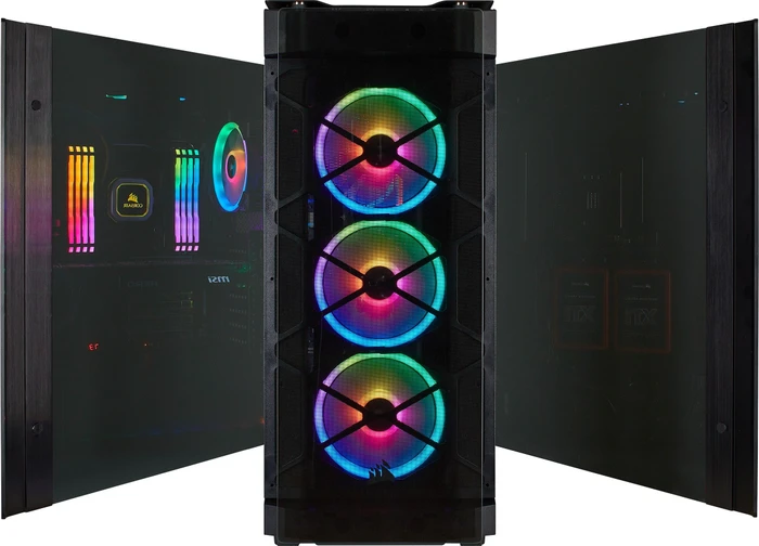 Corsair Obsidian 500D RGB SE, Glasfenster