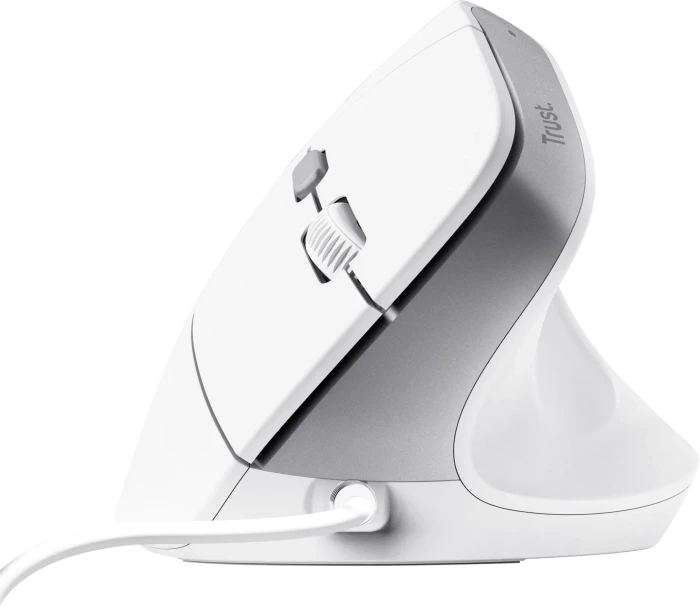 Trust Bayo II Ergonomic Mouse weiß, ECO zertifiziert, USB