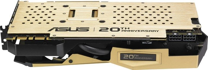 ASUS GeForce GTX 980 Ti 20th Anniversary Gold Edition, GOLD20TH-GTX980Ti-P-6G-GAMING, 6GB GDDR5, DVI, HDMI, 3x DP