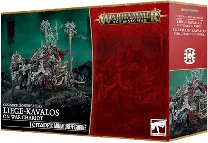 Games Workshop Warhammer Age of Sigmar - Ossiarch Bonereapers - Liege-Kavalos on War Chariot