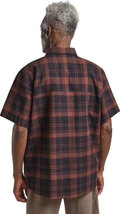 Jack Wolfskin Great Plains Hemd kurzarm check dark navy (Herren)