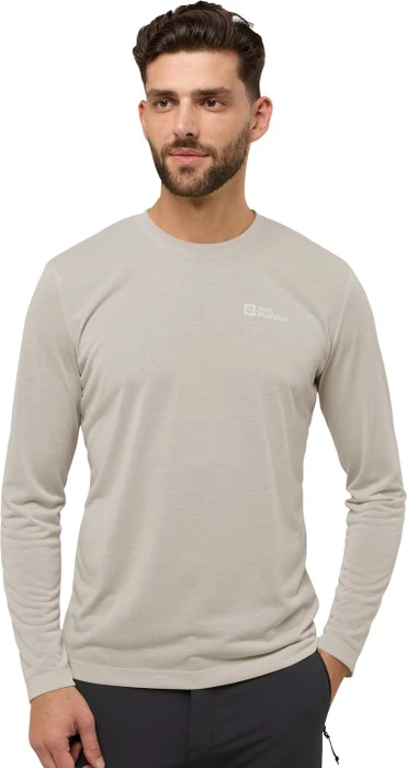 Jack Wolfskin Vonnan Funktionsshirt langarm pale sand (Herren)