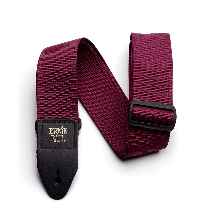 Ernie Ball Polypro Guitar Strap Burgundy