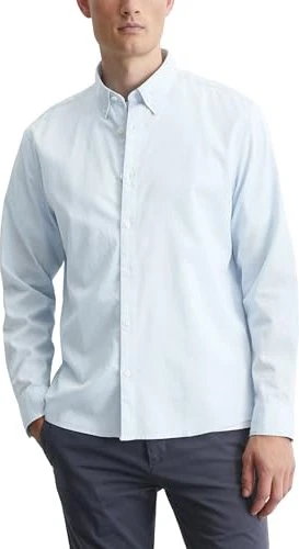 Marc O'Polo Regular Bio-Baumwolle Hemd langarm airblue (Herren)