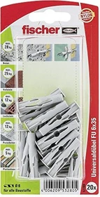 fischer FU 6x35 K Universaldübel, 6x35mm, 20 Stück