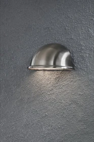 Konstsmide Torino E14 20cm Wandleuchte 1-flammig edelstahl
