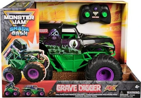 Spin Master Monster Jam RC Smash 'n Bash Grave Digger