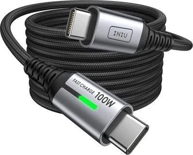 INIU USB-C auf USB-C Kabel 100W 2m schwarz