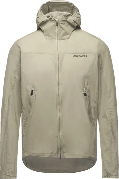 Gore Wear Fernflow Hooded Windbreaker Fahrradjacke tech beige (Herren)