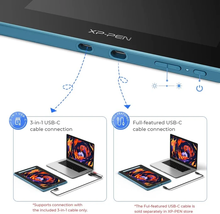 XP-Pen Artist 16 (2. Generation), blau