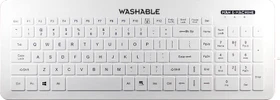 Man & Machine Very Cool Flat Keyboard, weiß, USB, DE (VCF/DE/W5)