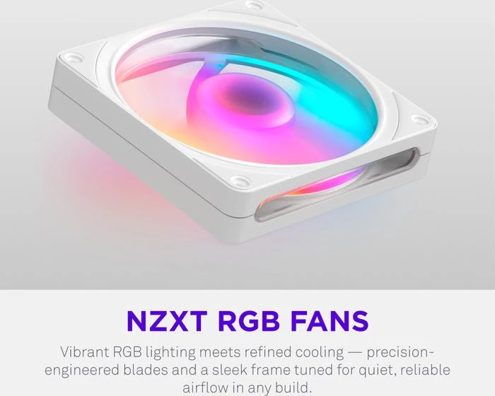 NZXT F120 RGB, weiß, 120mm