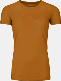 Ortovox 185 Merino Tangram Logo Funktionsshirt kurzarm sly fox (Damen)