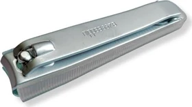 Gebrüder Nippes 557B Nagelknipser mit Nagelfang blau/silber 80mm