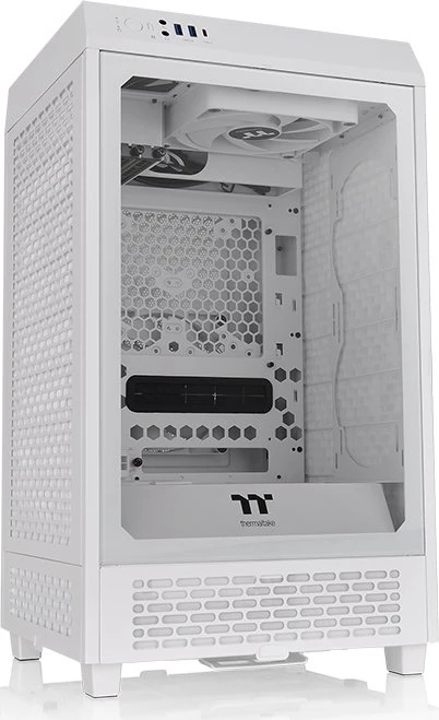 Thermaltake The Tower 200 Snow, weiß, Glasfenster, Mini-ITX