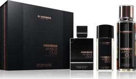 Al Haramain Amber Oud Private Edition EdP 75ml + EdP 30ml + Dep Spray 250ml Duftset
