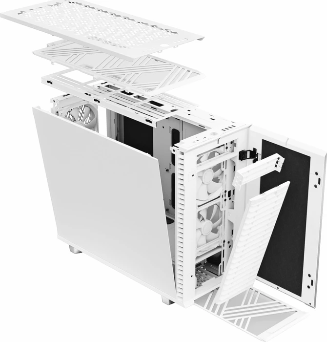 Fractal Design Define 7 White Solid, schallgedämmt