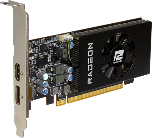 PowerColor Radeon RX 6400 Low Profile, 4GB GDDR6, HDMI, DP