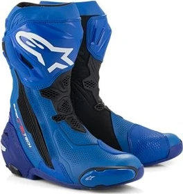 Alpinestars Supertech R Vented Motorradstiefel blau/schwarz