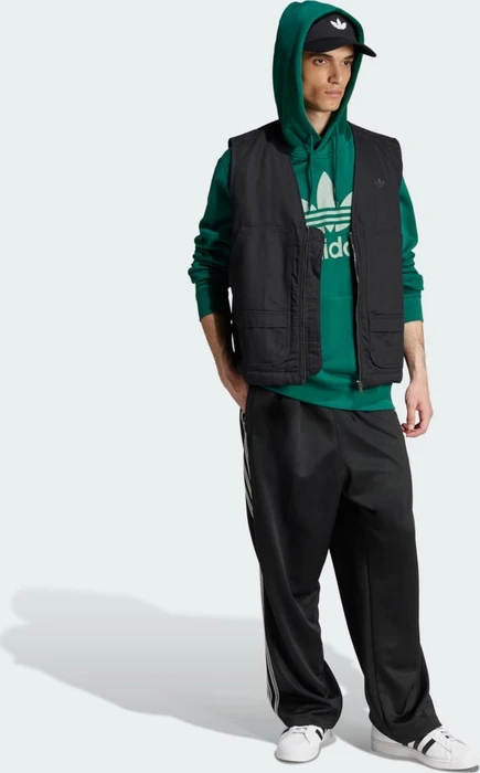 adidas Adicolor Classics Trefoil Hoodie collegiate green (Herren)