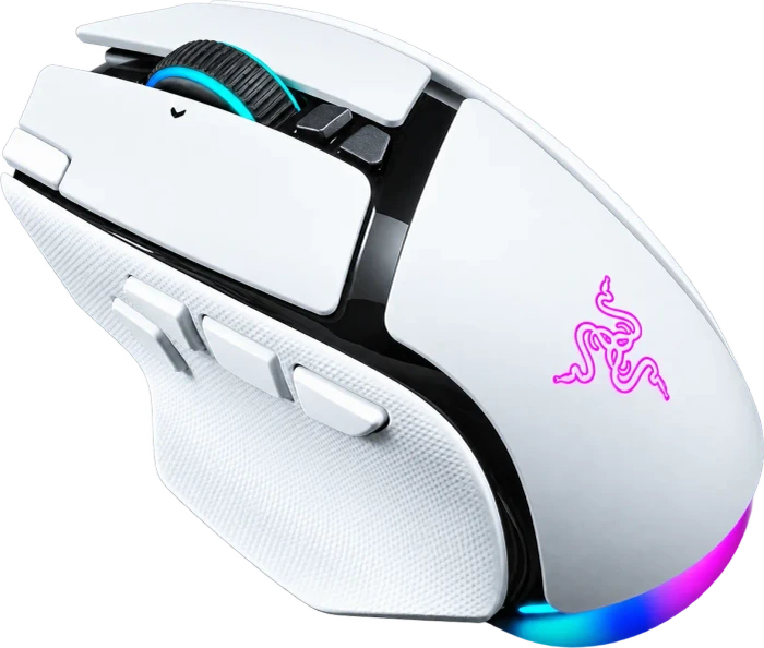 Razer Basilisk V4 Pro, weiß, USB/Bluetooth