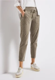 Street One Loose Fit Cord Hose bark brown (Damen)