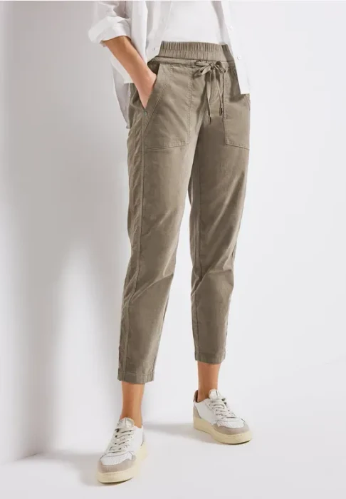 Street One Loose Fit Cord Hose bark brown (Damen)