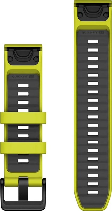 Garmin Ersatzarmband QuickFit 22 Silikon amp yellow/graphite