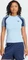 adidas Adicolor 3-Streifen Raglan Slim T-Shirt kurzarm clear sky (Damen) Vorschaubild