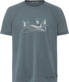 Vaude Gleann II Funktionsshirt kurzarm heron uni (Herren)