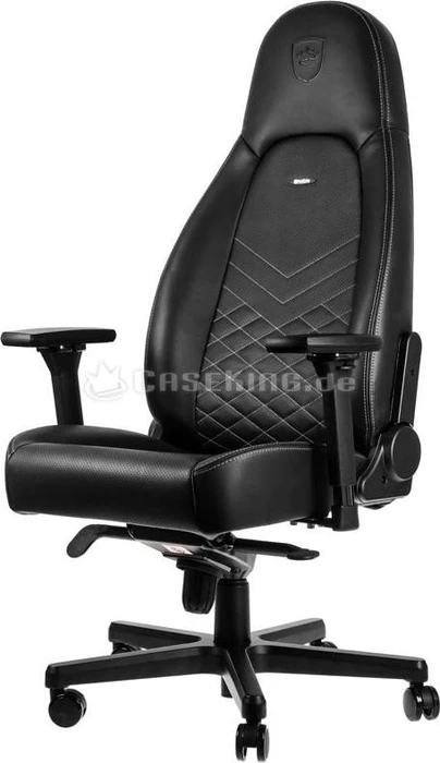 noblechairs Icon Gamingstuhl, schwarz/weiß