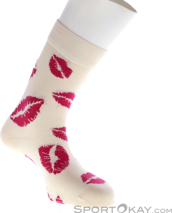 Happy Socks Kisses Socken weiß
