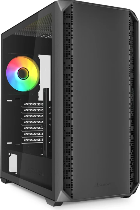 Sharkoon AK2 RGB Black, Glasfenster