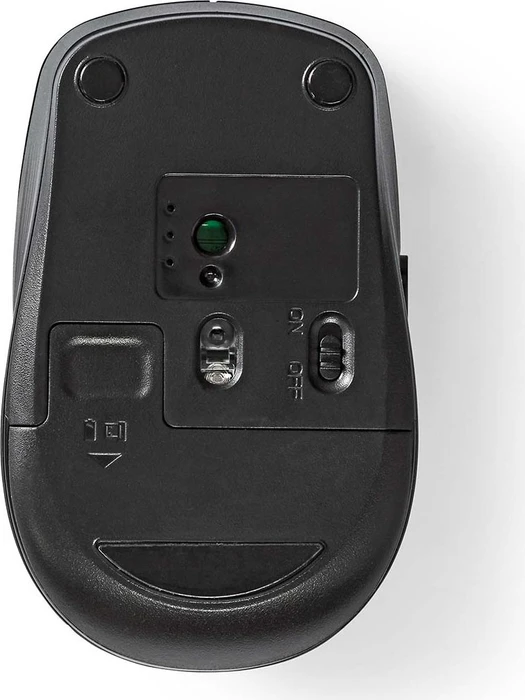 Nedis Wireless Mouse, schwarz, USB
