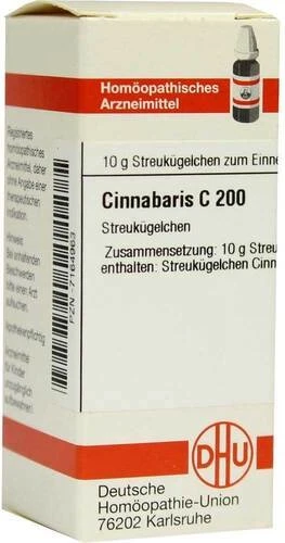 DHU Cinnabaris C200 Globuli, 10g