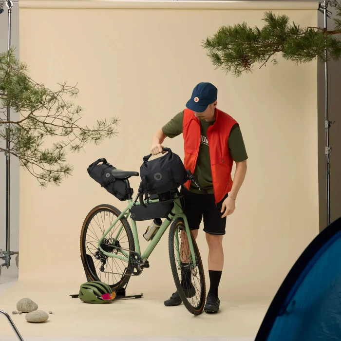 Fjällräven Hoja Handlebar Rolltop Lenkertasche schwarz