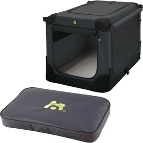 Maelson Soft Kennel faltbare Transportbox XXS, anthrazit