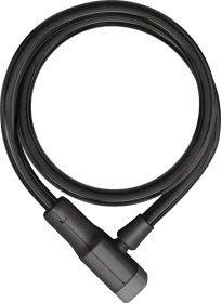 ABUS Racer 6412K/85 + Halter SCMU Kabelschloss, Schlüssel schwarz