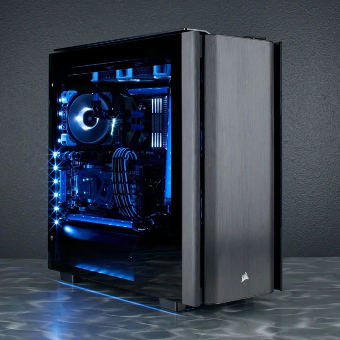 Corsair Obsidian 500D, Glasfenster