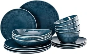 Rosenthal Junto Ocean Blue Porzellan Kombiservice, 16-tlg.