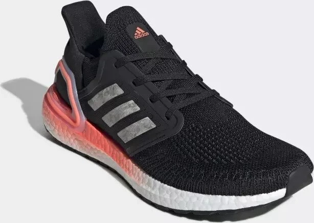 adidas Ultraboost 20 core black/cloud white/signal coral (Herren)