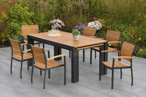 Merxx Santorin Gartenmöbel-Set, 7-tlg.