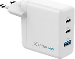 XLayer USB-Ladegerät QC 4.0 PD GaN 65W weiß