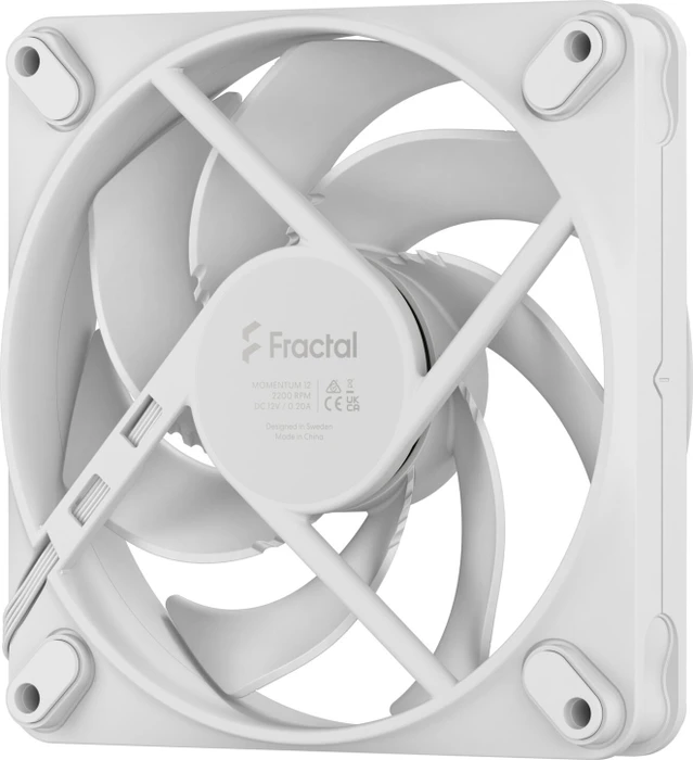 Fractal Design Momentum 12, weiß, 120mm