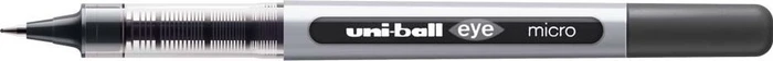 Uni-Ball Eye Micro UB-150 Tintenroller (Mine) schwarz/silber, 3er-Pack
