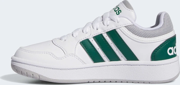 adidas Hoops 3.0 cloud white/collegiate green/grey two (Junior)
