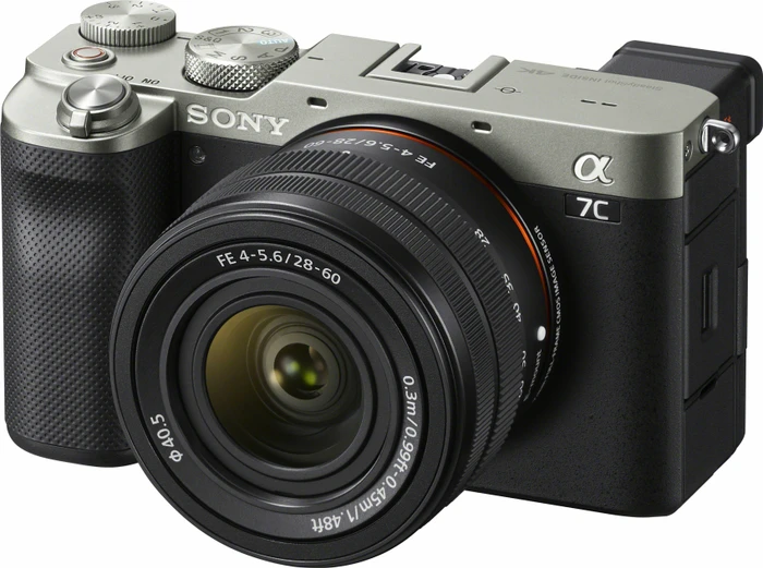 Sony Alpha 7C silber mit Objektiv FE 28-60mm 4.0-5.6