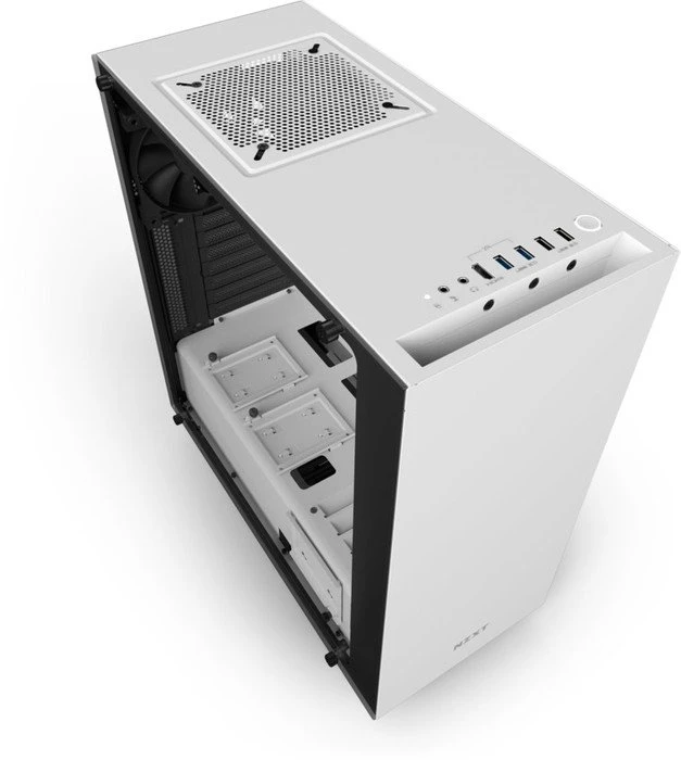 NZXT Source S340 Elite weiß, Glasfenster